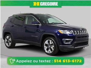 Jeep Compass LIMITED AUTO A/C CUIR GR ELECT MAGS CAM RECUL BLUE 2018